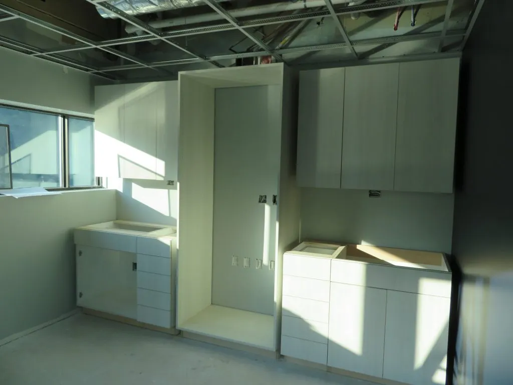 Operating Room Cabinet Construction